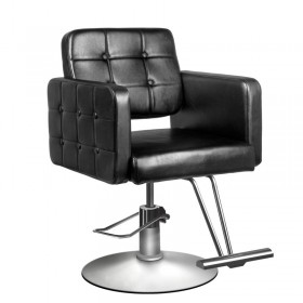 Парикмахерское кресло HAIR SYSTEM 90-1 черное